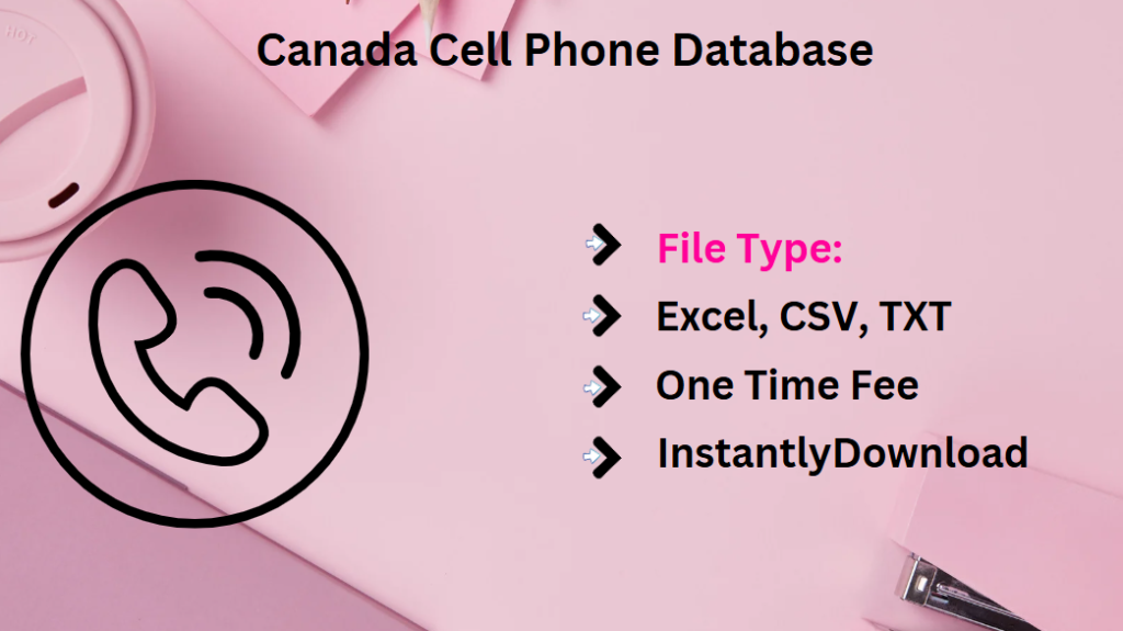 Canada Cell Phone Database