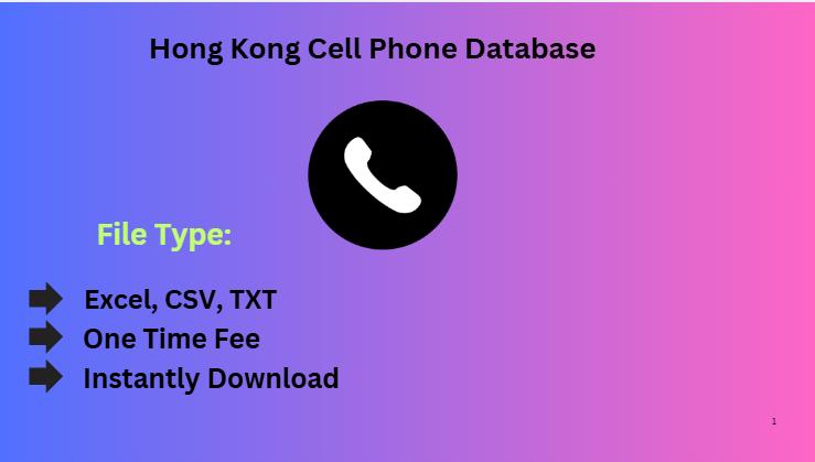 Hong Kong Cell Phone Database